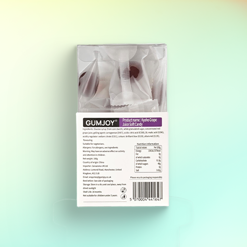 GumJoy Kyoho Grape Fruit Sweets – Soft Candy (100g)