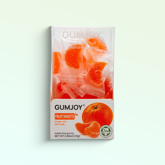 GumJoy Orange Fruit Sweets – Soft Candy (110g)