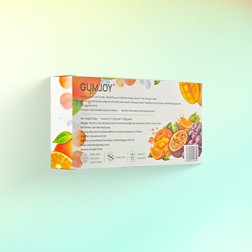 GumJoy Mixed Flavours Soft Candy Collection – Fruit Sweets Gift Box (420g)