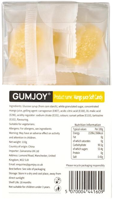 Mango Juice Soft Candy